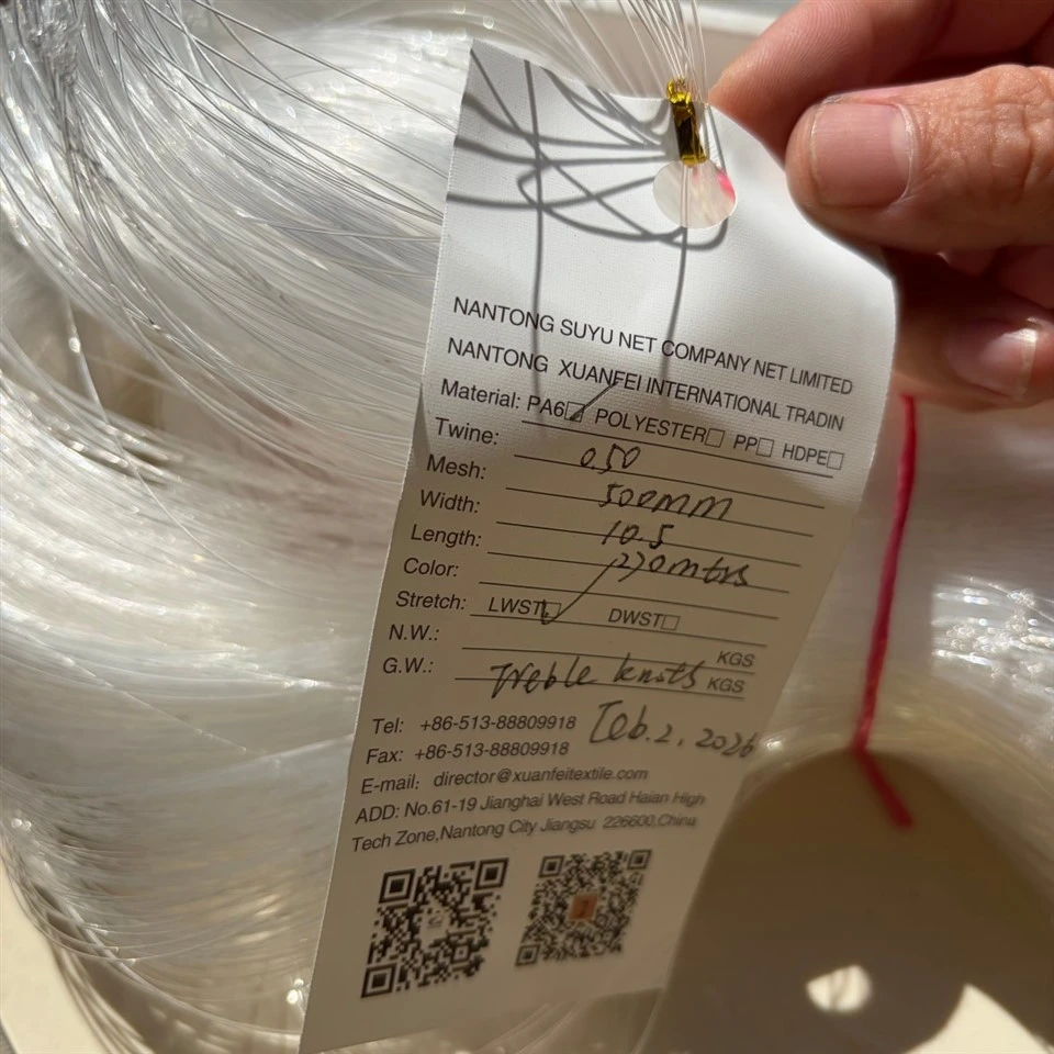 Red Monofilamento 0.50mm*500mm*11md*2050ml Treble Knost LWST Selvage Picked Up