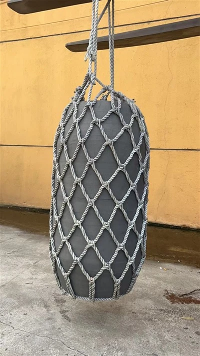 Marine Fender Protection Net Nylon Knotless Net 10mm*4''*85cm*45cm